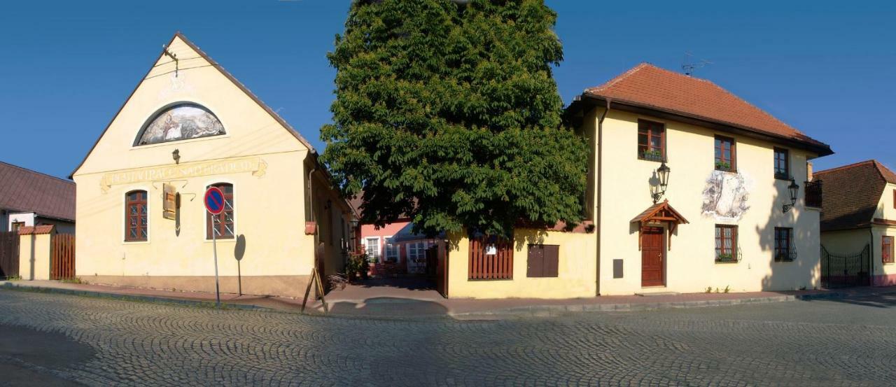 Penzion a Restaurace Nad Hradem Křivoklát Esterno foto